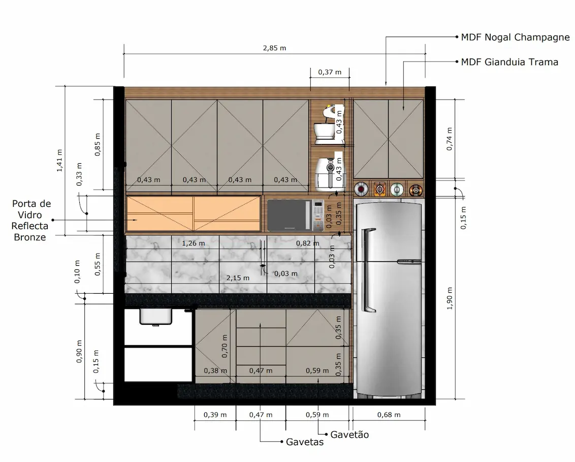 Projeto técnico de Marcenaria em Ribeirão Preto - FEMGI